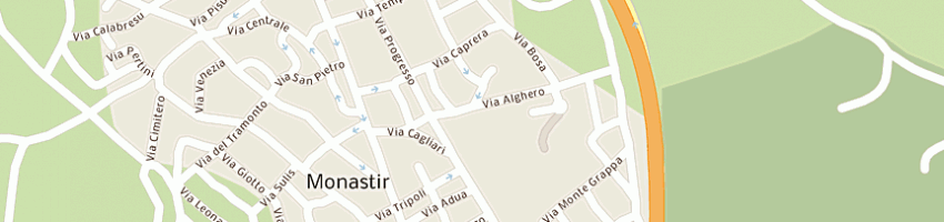 Mappa della impresa magi pet srl a MONASTIR