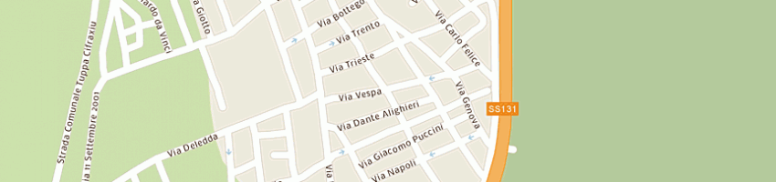 Mappa della impresa ortu gianfranco a MONASTIR