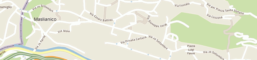 Mappa della impresa cassina fratelli (snc) a MASLIANICO