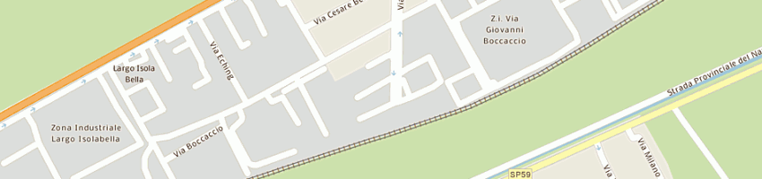 Mappa della impresa atecon srl a TREZZANO SUL NAVIGLIO