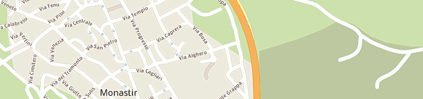 Mappa della impresa picciau efisio a MONASTIR
