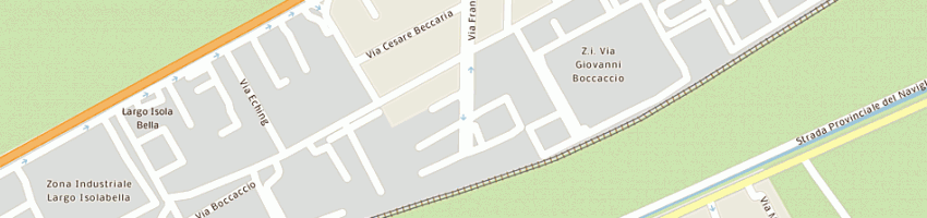 Mappa della impresa miazzon snc di cane ferdinando e c a TREZZANO SUL NAVIGLIO
