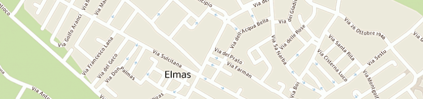 Mappa della impresa pet fan di pettinato silvana e c snc a ELMAS