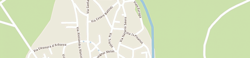 Mappa della impresa mgf serramenti in alluminio di manca giorgio a GUASILA