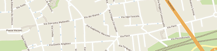 Mappa della impresa viscomi saverio a RHO