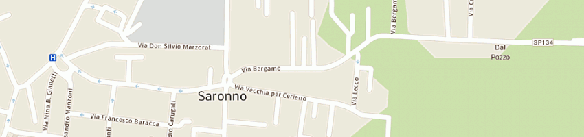 Mappa della impresa taximerci di calogero sergio a SARONNO