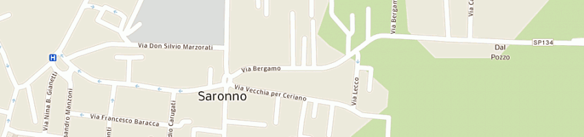 Mappa della impresa luzi impianti termici (srl) a SARONNO