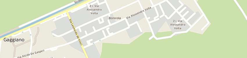 Mappa della impresa ambrosiana tende snc di ravizza paolo e c a GAGGIANO