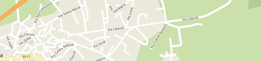 Mappa della impresa porcu maria teresa a NUORO