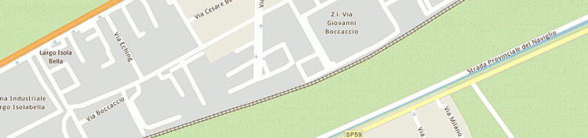 Mappa della impresa l'edilsud sas di frittitta antono e c a TREZZANO SUL NAVIGLIO