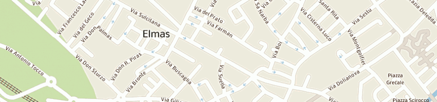 Mappa della impresa banco di sardegna spa a ELMAS