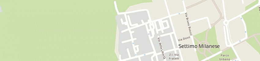 Mappa della impresa thot srl a SETTIMO MILANESE