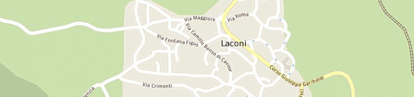 Mappa della impresa market flli fulghesu a LACONI
