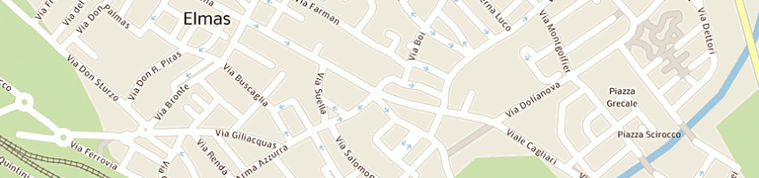 Mappa della impresa bini mario a ELMAS