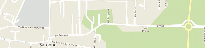 Mappa della impresa prada sas di cecconi daniele, praturlon grazia e c a SARONNO