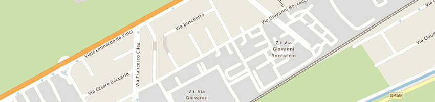 Mappa della impresa bams srl a TREZZANO SUL NAVIGLIO