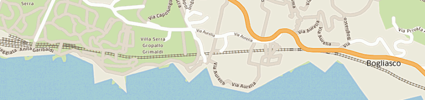 Mappa della impresa duca sas di roberto parodi e c a GENOVA