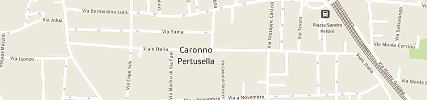 Mappa della impresa progetti e cantieri srl a CARONNO PERTUSELLA