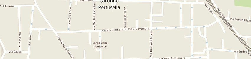 Mappa della impresa dagim sas di micheli giulia e c a CARONNO PERTUSELLA