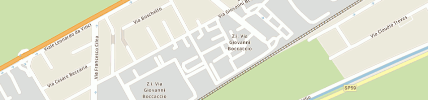 Mappa della impresa cm snc di moscatiello r e c a TREZZANO SUL NAVIGLIO