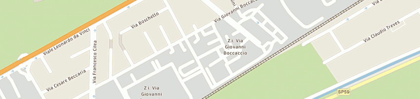 Mappa della impresa bb e c srl a MILANO