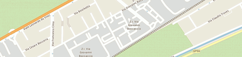 Mappa della impresa bellini m e c (snc) a TREZZANO SUL NAVIGLIO