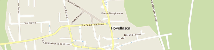 Mappa della impresa farmacia rossetti mamoli (snc) a ROVELLASCA