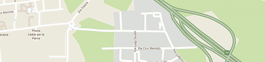 Mappa della impresa s a v srl a RHO