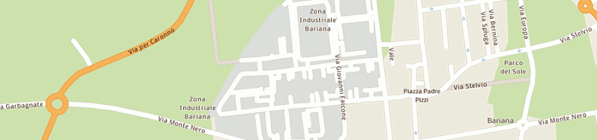 Mappa della impresa impresa zangari srl a GARBAGNATE MILANESE