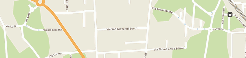 Mappa della impresa croci snc di croci walter rosito e c a CARONNO PERTUSELLA