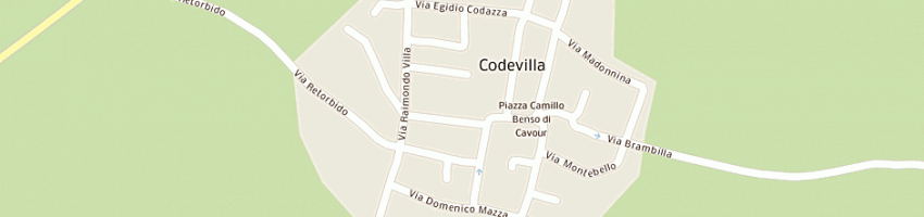 Mappa della impresa municipio a CODEVILLA