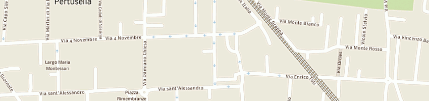 Mappa della impresa basilico diffusione moda (snc) a CARONNO PERTUSELLA