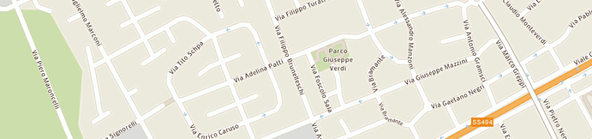 Mappa della impresa la tegola di lamberti anna a TREZZANO SUL NAVIGLIO