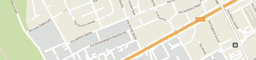 Mappa della impresa santa sara sas di giuliano di carlo e c a MILANO