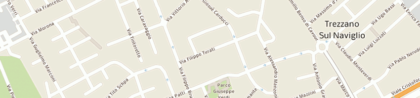Mappa della impresa agm srl a TREZZANO SUL NAVIGLIO