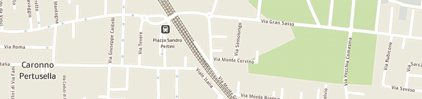 Mappa della impresa ditec spa a CARONNO PERTUSELLA
