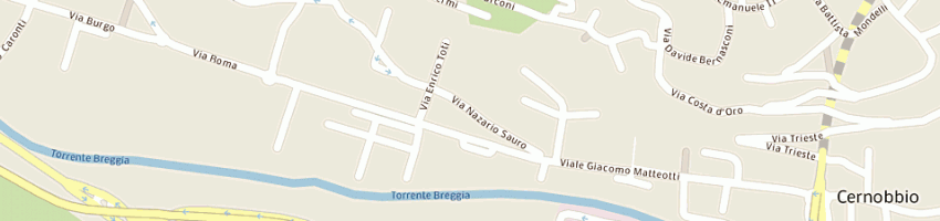 Mappa della impresa la pergola di allegretti brunella a CERNOBBIO