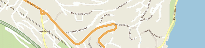 Mappa della impresa bar vignascia a COMO