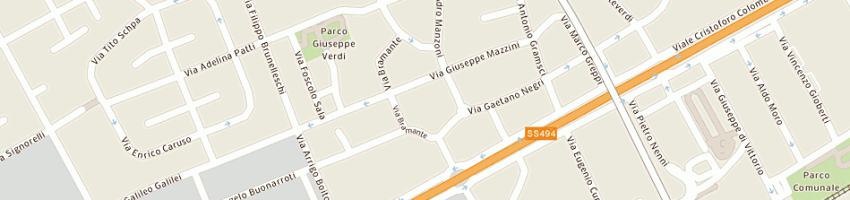 Mappa della impresa bar centrale a TREZZANO SUL NAVIGLIO