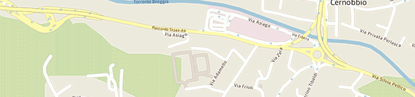 Mappa della impresa g della torre e c(snc) a COMO