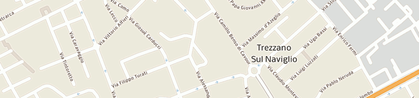 Mappa della impresa manfredini leandro a TREZZANO SUL NAVIGLIO