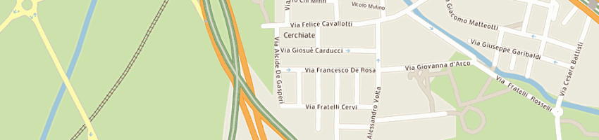 Mappa della impresa faccio moda sas di facchini lorenzo e c a PERO
