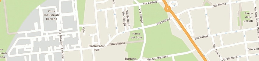 Mappa della impresa tennis club s carlo a GARBAGNATE MILANESE