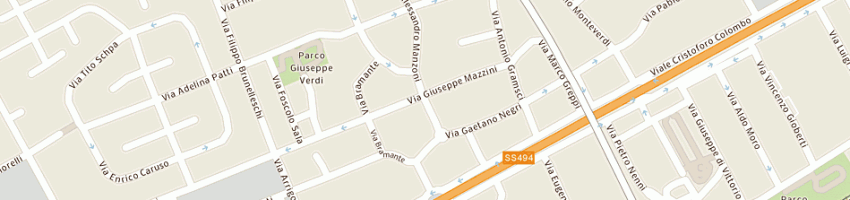 Mappa della impresa panetteria pasticceria di manniello francesco a TREZZANO SUL NAVIGLIO