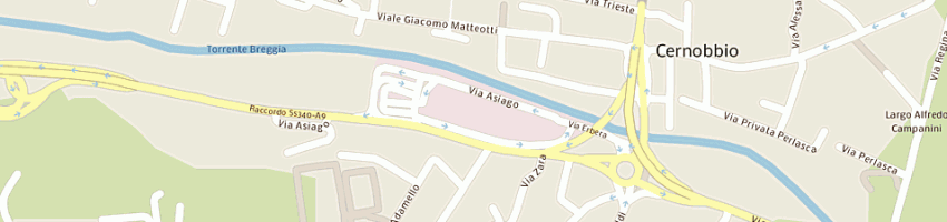 Mappa della impresa franco trading spa a COMO