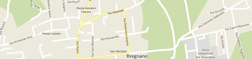 Mappa della impresa gio frutta di salvucci giovanni a BREGNANO