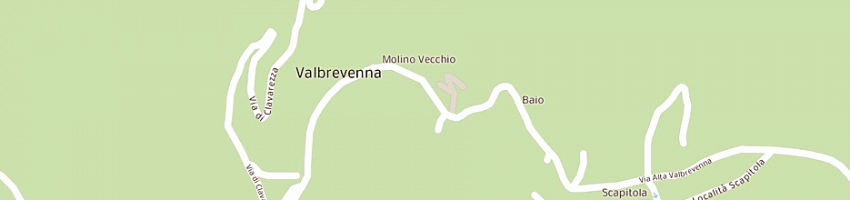 Mappa della impresa farmacia bordone a VALBREVENNA