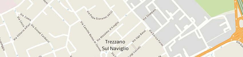 Mappa della impresa zago sergio a TREZZANO SUL NAVIGLIO