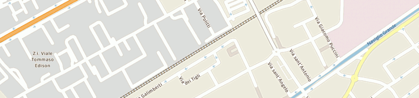 Mappa della impresa cooperativa boccaccio (srl) a TREZZANO SUL NAVIGLIO
