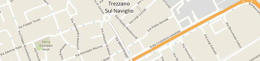 Mappa della impresa leva lino luigi a TREZZANO SUL NAVIGLIO